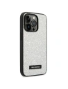 Case Karl Lagerfeld KLHCP14XG2ELS Apple iPhone 14 Pro Max Hardcase silber/silver Glitter Plaque Logo
