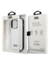 Case Karl Lagerfeld KLHCP14XG2ELS Apple iPhone 14 Pro Max Hardcase silber/silver Glitter Plaque Logo