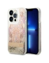 Etui Guess GUHCP14XLFLSD Apple iPhone 14 Pro Max auriu/gold hardcase Paisley Liquid Glitter