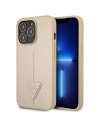 Hurtownia GSM - Etui Guess GUHCP14XPSATLE Apple iPhone 14 Pro Max bézs/bézs keménytok SaffianoTriangle Logo - GUE2136 - {ean13} - Hurt