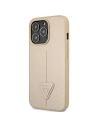 Hurtownia GSM - Etui Guess GUHCP14XPSATLE Apple iPhone 14 Pro Max bej hardcase SaffianoLogo Triunghi - GUE2136 - {ean13} - Hurt