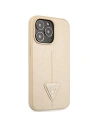 Hurtownia GSM - Etui Guess GUHCP14XPSATLE Apple iPhone 14 Pro Max bej hardcase SaffianoLogo Triunghi - GUE2136 - {ean13} - Hurt