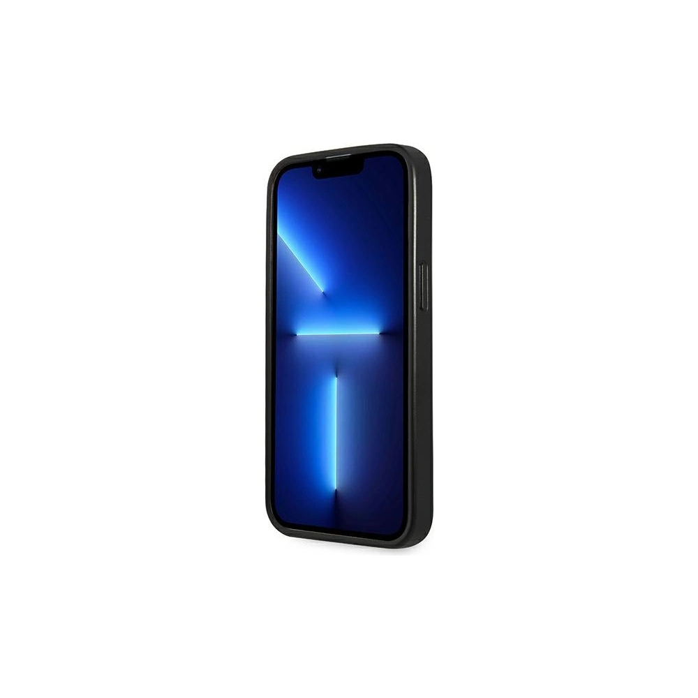 Case Guess GUHCP14XPSATLG Apple iPhone 14 Pro Max silber/hardcase SaffianoTriangle Logo
