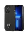 Case Guess GUHCP14XPSATLK Apple iPhone 14 Pro Max schwarz/black Hardcase SaffianoTriangle Logo