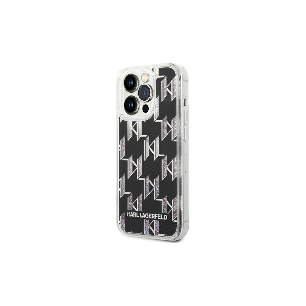 Hurtownia GSM - Etui Karl Lagerfeld KLHCP14XLMNMK Apple iPhone 14 Pro Max hardcase czarny/black Liquid Glitter Monogram - KLD1150 - {ean13} - Hurt
