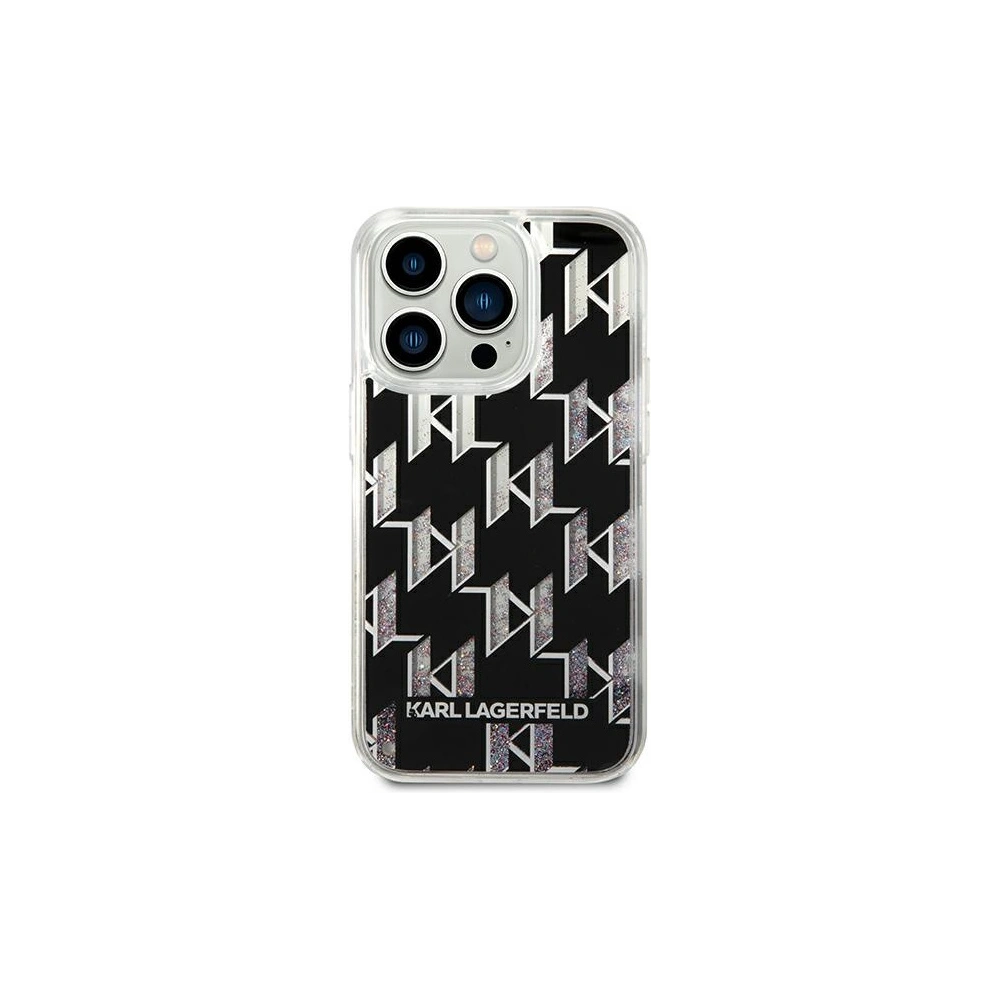 Hurtownia GSM - Etui Karl Lagerfeld KLHCP14XLMNMK Apple iPhone 14 Pro Max hardcase černý/black Liquid Glitter Monogram - KLD1150 - {ean13} - Hurt