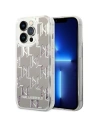 Etui Karl Lagerfeld KLHCP14XLMNMS Apple iPhone 14 Pro Max hardcase srebrny/silver Liquid Glitter Monogram