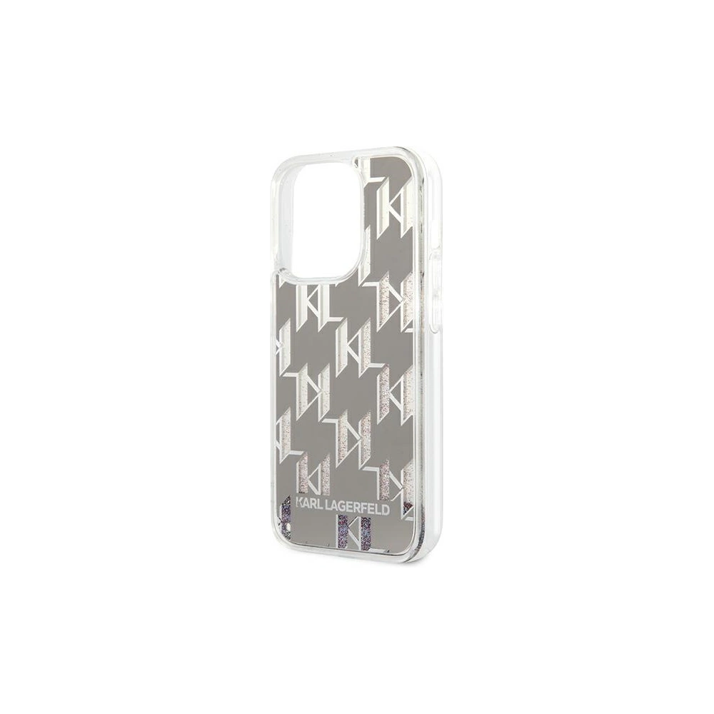 Hurtownia GSM - Etui Karl Lagerfeld KLHCP14XLMNMS Apple iPhone 14 Pro Max hardcase srebrny/silver Liquid Glitter Monogram - KLD1151 - {ean13} - Hurt