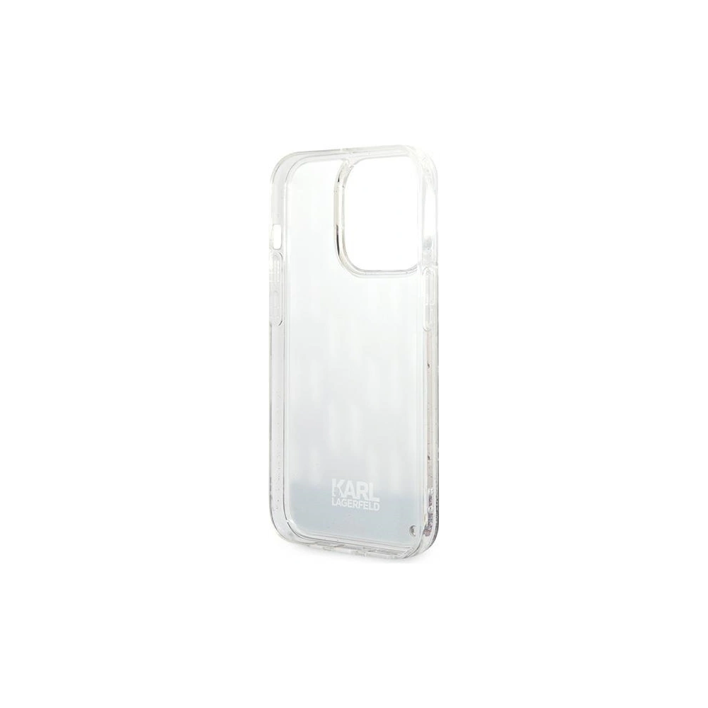 Hurtownia GSM - Etui Karl Lagerfeld KLHCP14XLMNMS Apple iPhone 14 Pro Max hardcase srebrny/silver Liquid Glitter Monogram - KLD1151 - {ean13} - Hurt