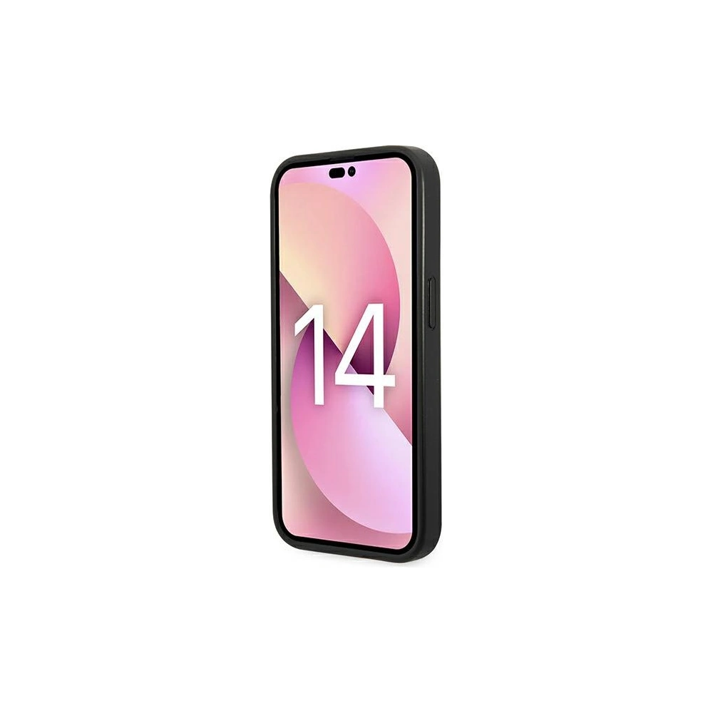 Hurtownia GSM - Case Karl Lagerfeld KLHCP14XPGKLSKG Apple iPhone 14 Pro Max Hardcase grau/grey Monogram Stripe - KLD1152 - {ean13} - Hurt