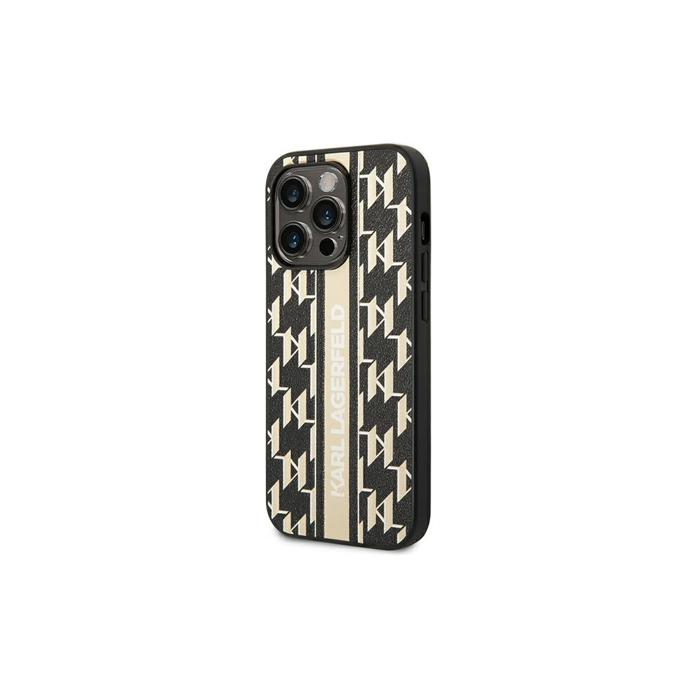 Hurtownia GSM - Etui Karl Lagerfeld KLHCP14XPGKLSKW Apple iPhone 14 Pro Max hardcase barna/brown Monogram Stripe - KLD1153 - {ean13} - Hurt
