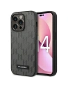 Case Karl Lagerfeld KLHCP14XSAKLHPG Apple iPhone 14 Pro Max Hardcase grau/grey Saffiano Mono Metal Logo