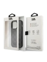 Hurtownia GSM - Case Karl Lagerfeld KLHCP14XSAKLHPG Apple iPhone 14 Pro Max Hardcase grau/grey Saffiano Mono Metal Logo - KLD1154 - {ean13} - Hurt