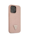 Wholesale Guess GUHCP14XPSATLP Apple iPhone 14 Pro Max pink hardcase SaffianoTriangle Logo - GUE2139 - {ean13} - Hurt