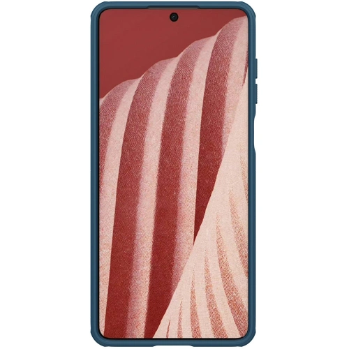 Etui Nillkin Super Frosted Shield Pro Samsung Galaxy A73 niebieski