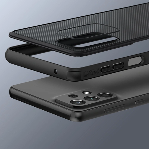 Etui Nillkin Super Frosted Shield Pro Samsung Galaxy A73 niebieski