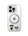 Wholesale Karl Lagerfeld KLHMP14LHKCT Apple iPhone 14 Pro hardcase transparent Karl & Choupette Aluminium Magsafe - KLD1156 - {ean13} - Hurt