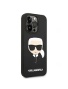 Wholesale Karl Lagerfeld KLHMP14LSLKHBK Apple iPhone 14 Pro hardcase black Silicone Karl`s Head Magsafe - KLD1157 - {ean13} - Hurt