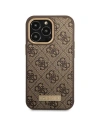 Hurtownia GSM - Etui Guess GUHMP14LU4GPRW Apple iPhone 14 Pro brązowy/brown hard case 4G Logo Plate MagSafe - GUE2144 - {ean13} - Hurt