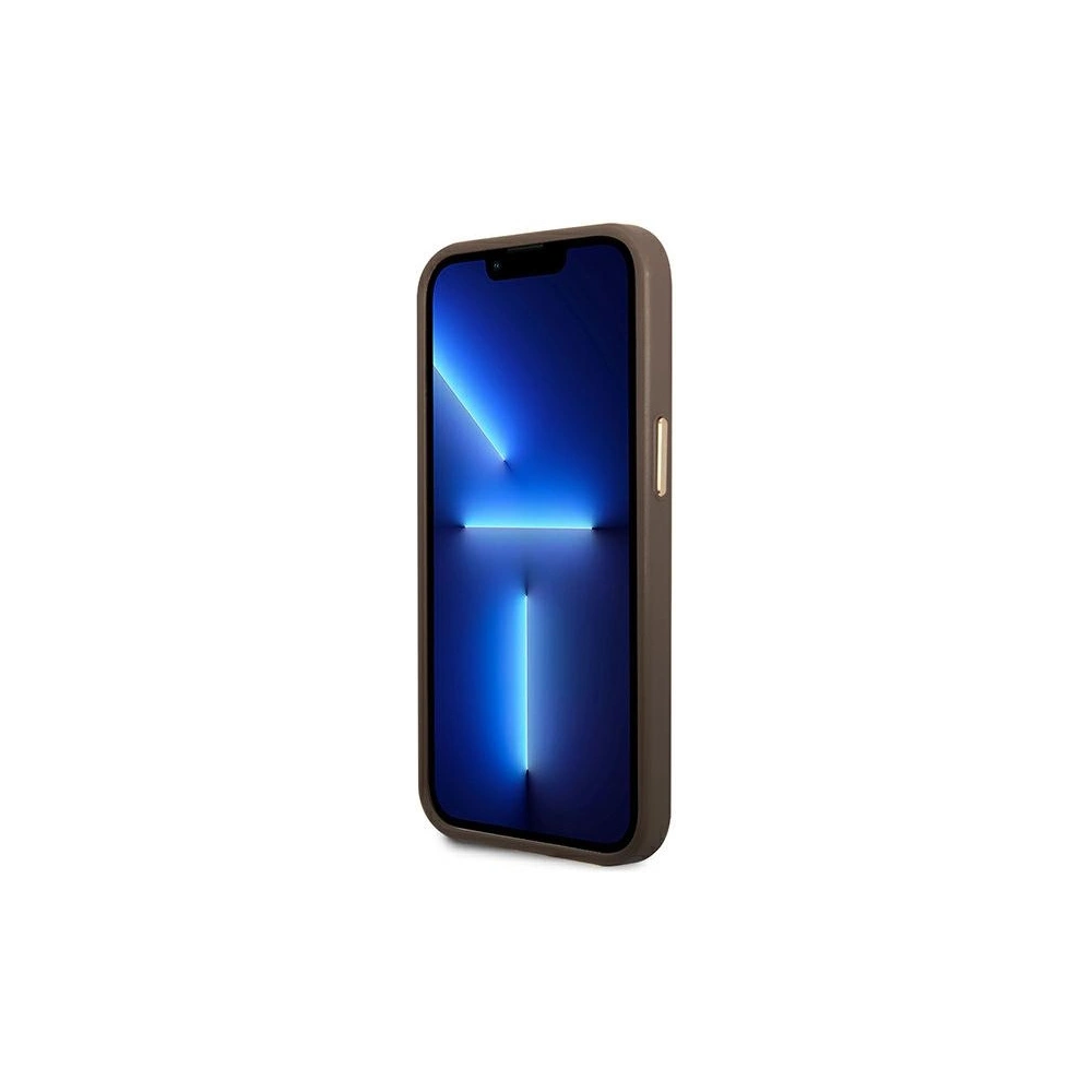 Hurtownia GSM - Case Guess GUHMP14LU4GPRW Apple iPhone 14 Pro braun/brown Hartschale 4G Logo-Platte MagSafe - GUE2144 - {ean13} - Hurt