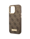Hurtownia GSM - Etui Guess GUHMP14LU4GPRW Apple iPhone 14 Pro brązowy/brown hard case 4G Logo Plate MagSafe - GUE2144 - {ean13} - Hurt
