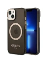 Hurtownia GSM - Etui Guess GUHMP14MHTCMK Apple iPhone 14 Plus / 15 Plus czarny/black hard case Gold Outline Translucent MagSafe - GUE2145 - {ean13} - Hurt