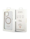 Wholesale Guess GUHMP14MHTRMD Apple iPhone 14 Plus / 15 Plus gold hard case Metal Outline Magsafe - GUE2146 - {ean13} - Hurt