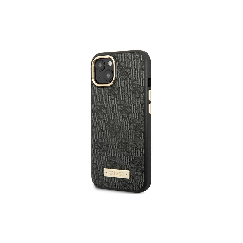 Hurtownia GSM - Case Guess GUHMP14MU4GPRK Apple iPhone 14 Plus / 15 Plus schwarz/black Hartschale 4G Logo Platte MagSafe - GUE2148 - {ean13} - Hurt
