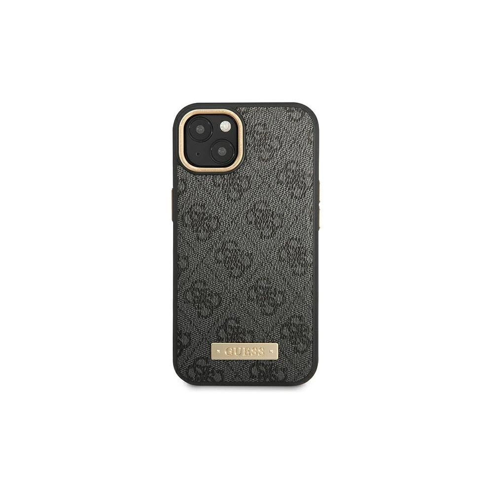 Hurtownia GSM - Etui Guess GUHMP14MU4GPRK Apple iPhone 14 Plus / 15 Plus negru/case dură 4G Logo Plate MagSafe - GUE2148 - {ean13} - Hurt