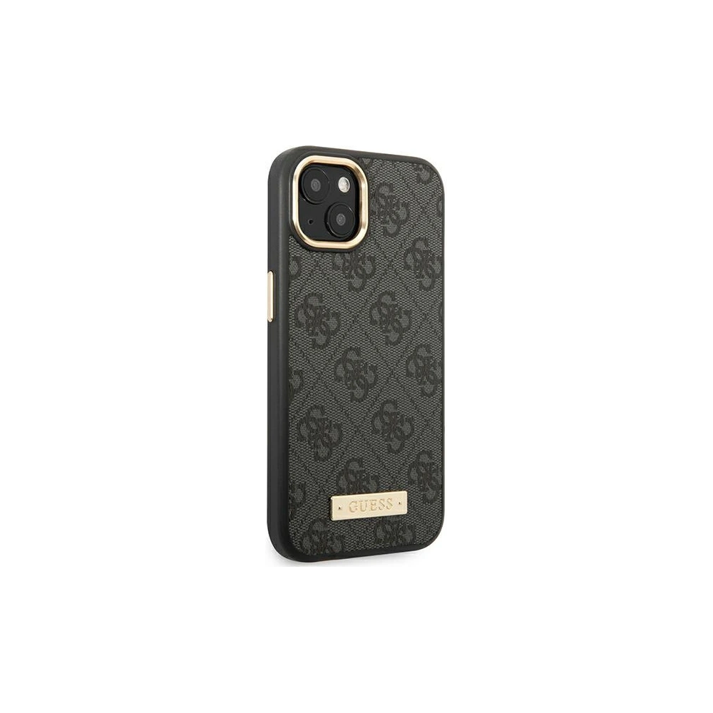Hurtownia GSM - Etui Guess GUHMP14MU4GPRK Apple iPhone 14 Plus / 15 Plus negru/case dură 4G Logo Plate MagSafe - GUE2148 - {ean13} - Hurt