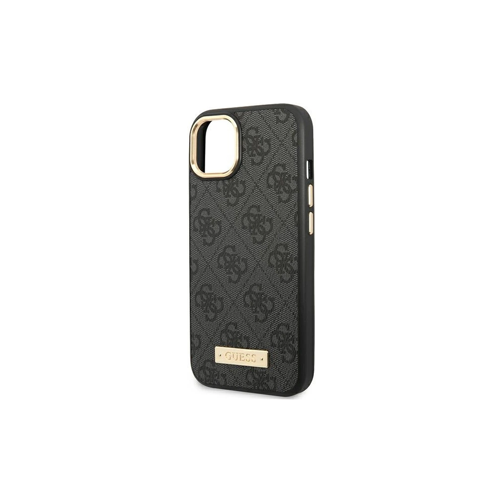 Hurtownia GSM - Etui Guess GUHMP14MU4GPRK Apple iPhone 14 Plus / 15 Plus negru/case dură 4G Logo Plate MagSafe - GUE2148 - {ean13} - Hurt