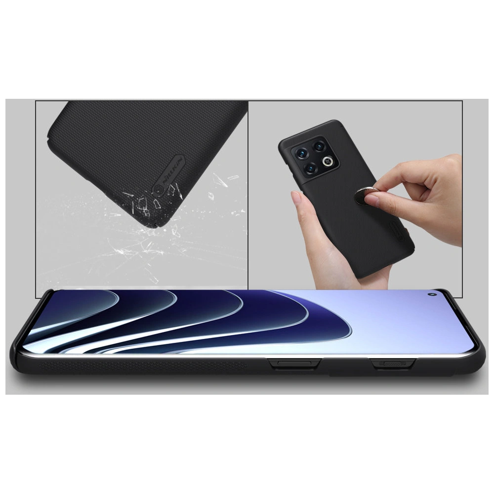 Hurtownia GSM - Etui Nillkin Super Frosted Shield OnePlus 10 Pro fekete - NLK589 - {ean13} - Hurt