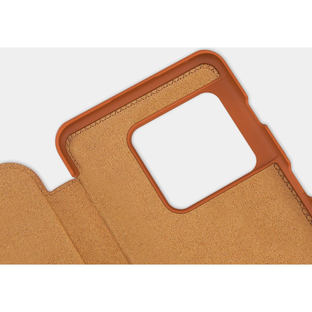 Hurtownia GSM - Etui Nillkin Qin OnePlus 10 Pro negru - NLK590 - {ean13} - Hurt