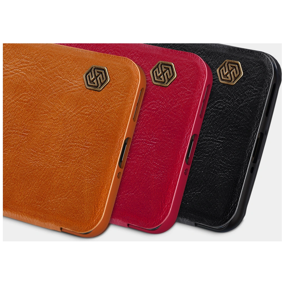 Hurtownia GSM - Etui Nillkin Qin OnePlus 10 Pro negru - NLK590 - {ean13} - Hurt