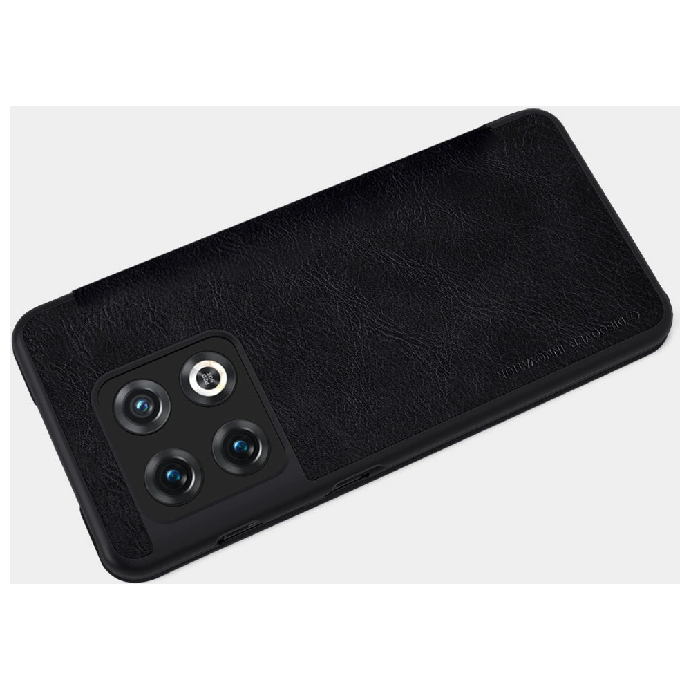 Hurtownia GSM - Etui Nillkin Qin OnePlus 10 Pro negru - NLK590 - {ean13} - Hurt
