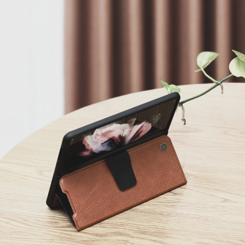 Etui Nillkin Aoge Leather Samsung Galaxy Z Fold 3 czarny