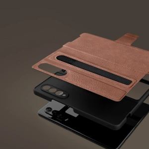 Hurtownia GSM - Case Nillkin Aoge Leather Samsung Galaxy Z Fold 3 schwarz - NLK592 - {ean13} - Hurt
