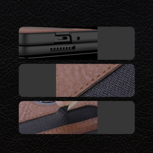 Etui Nillkin Aoge Leather Samsung Galaxy Z Fold 3 czarny