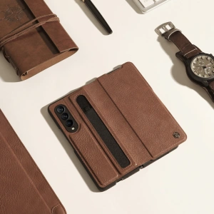 Hurtownia GSM - Case Nillkin Aoge Leather Samsung Galaxy Z Fold 3 schwarz - NLK592 - {ean13} - Hurt