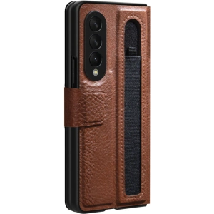 Wholesale Nillkin Aoge Leather Samsung Galaxy Z Fold 3 brown - NLK593 - {ean13} - Hurt