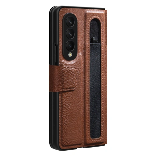 Etui Nillkin Aoge Leather Samsung Galaxy Z Fold 3 brązowy