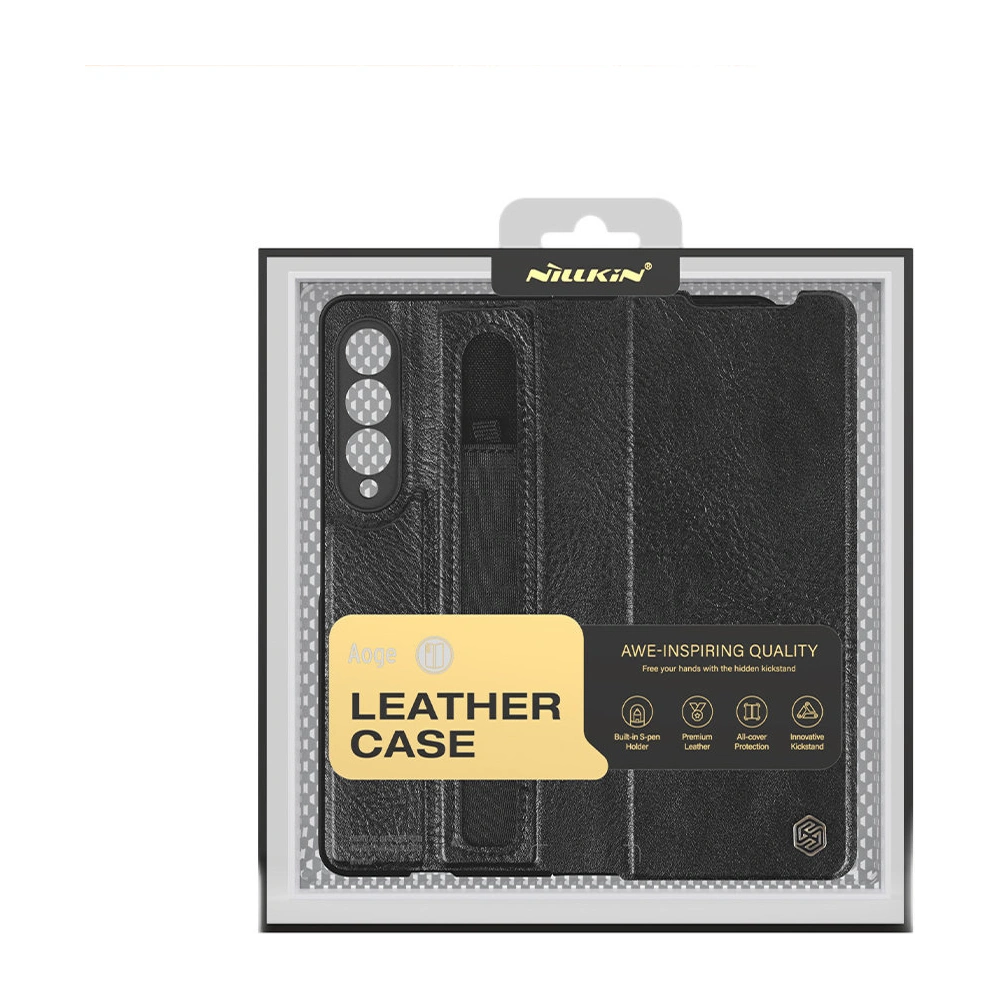 Hurtownia GSM - Etui Nillkin Aoge Leather Samsung Galaxy Z Fold 3 barna - NLK593 - {ean13} - Hurt