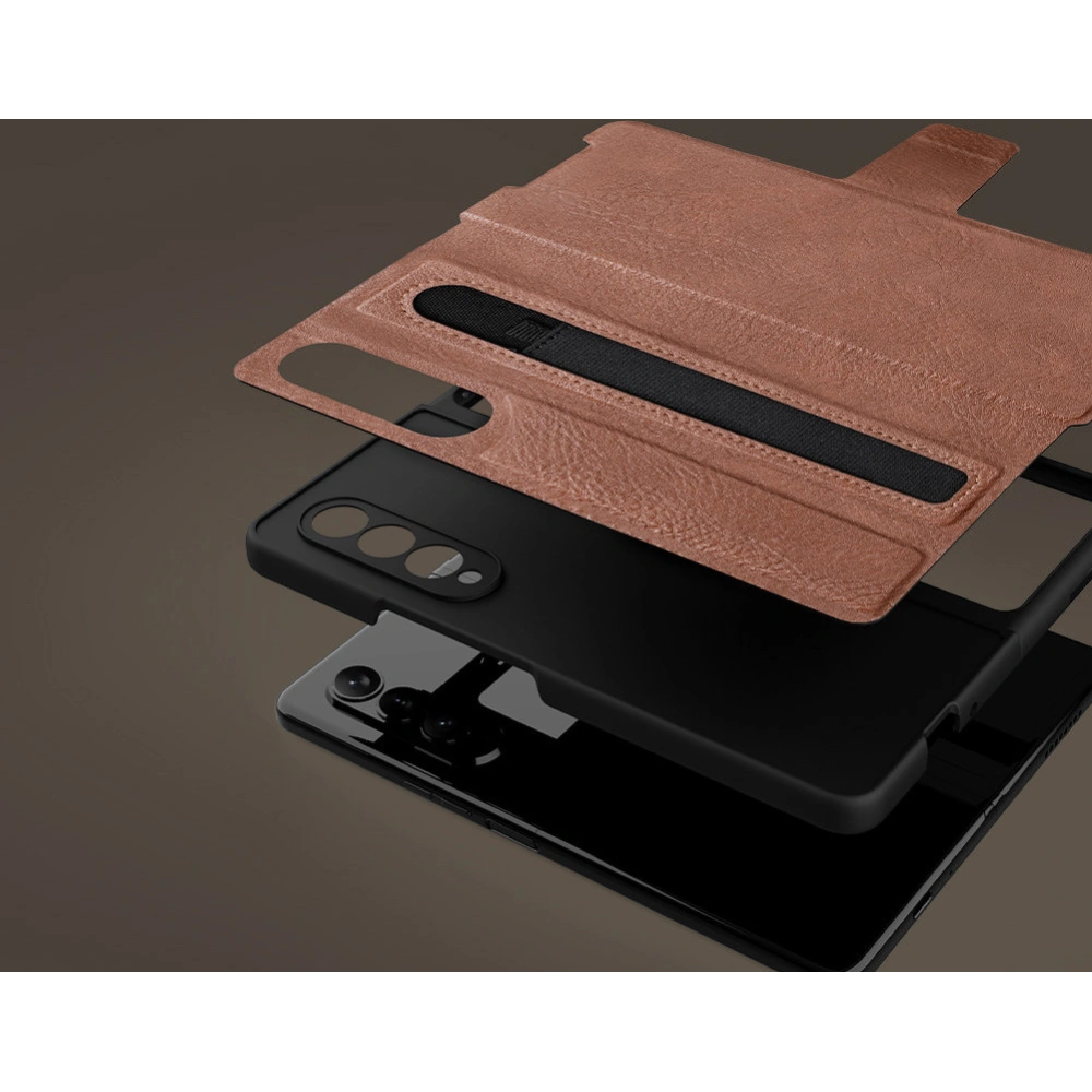 Hurtownia GSM - Etui Nillkin Aoge Leather Samsung Galaxy Z Fold 3 barna - NLK593 - {ean13} - Hurt