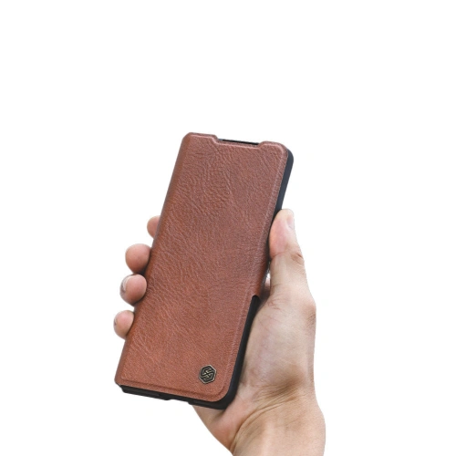 Etui Nillkin Aoge Leather Samsung Galaxy Z Fold 3 brązowy