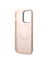 Wholesale Karl Lagerfeld KLHMP14LSLKHLP Apple iPhone 14 Pro hardcase light pink Silicone Karl`s Head Magsafe - KLD1158 - {ean13} - Hurt