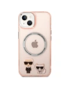 Hurtownia GSM - Etui Karl Lagerfeld KLHMP14SHKCP Apple iPhone 14 hardcase różowy/pink Karl & Choupette Aluminium Magsafe - KLD1162 - {ean13} - Hurt