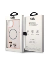 Hurtownia GSM - Etui Karl Lagerfeld KLHMP14SHKCP Apple iPhone 14 hardcase roz/roz Karl & Choupette Aluminium Magsafe - KLD1162 - {ean13} - Hurt