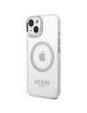 Hurtownia GSM - Etui Guess GUHMP14SHTRMS Apple iPhone 14 argintiu/silver hard case Metal Outline Magsafe - GUE2151 - {ean13} - Hurt