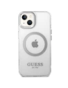 Hurtownia GSM - Etui Guess GUHMP14SHTRMS Apple iPhone 14 srebrny/silver hard case Metal Outline Magsafe - GUE2151 - {ean13} - Hurt