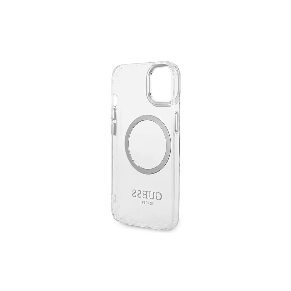 Hurtownia GSM - Etui Guess GUHMP14SHTRMS Apple iPhone 14 argintiu/silver hard case Metal Outline Magsafe - GUE2151 - {ean13} - Hurt